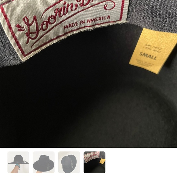 Authentic Goorin Brothers Wide Brim Fedora main image 4